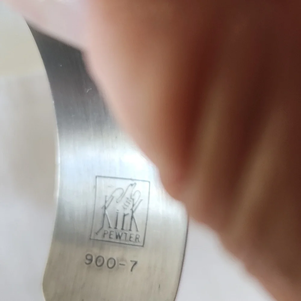 Floral Pewter Cuff Bracelet - Picture 3 of 3